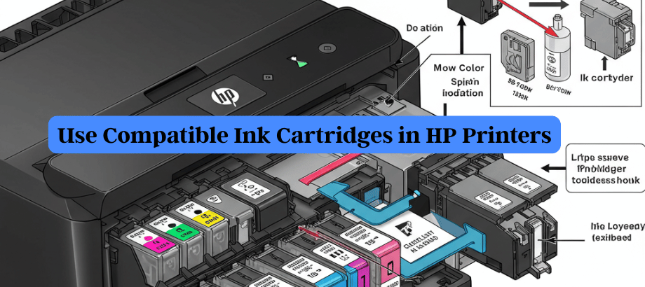 Compatible Ink Cartridges in HP Printers.