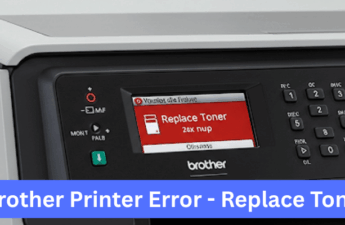 Brother Printer Error - Replace Toner