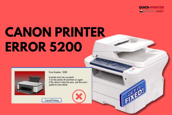 canon printer error 5200