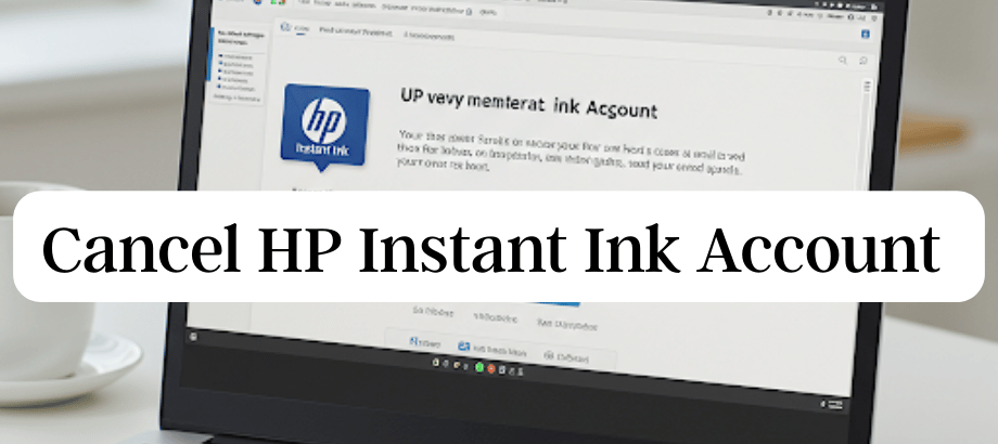 Cancel HP Instant Ink Account