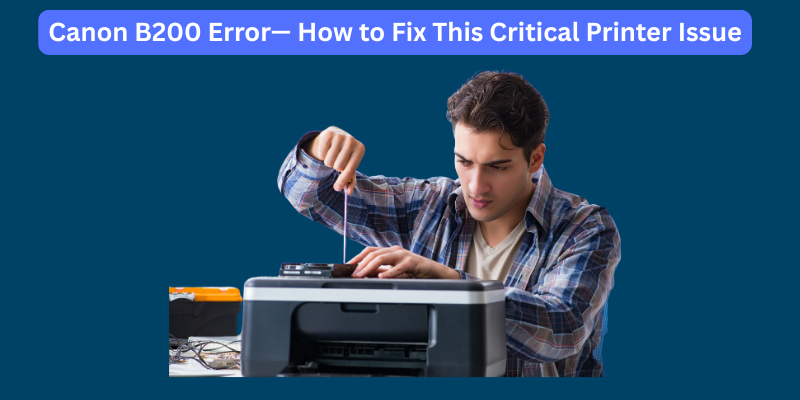 canon B200 Error