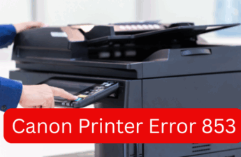 canon printer error 853