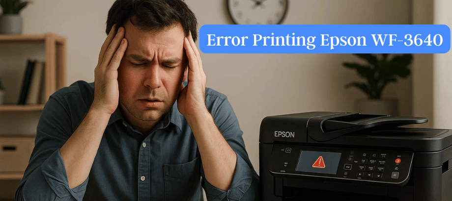 Error Printing Epson WF-3640