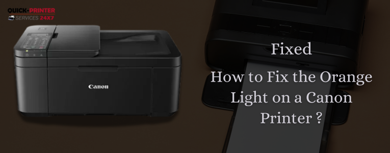 Orange Flashing Light on Canon Printer (Step-by-Step Guide)