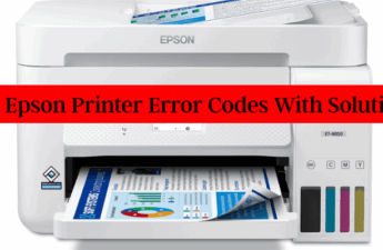 List Epson Printer Error Codes With Solutions