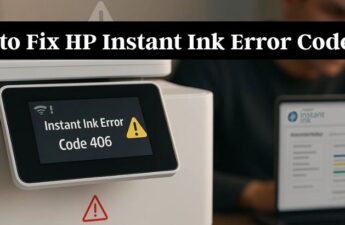 Fix HP Instant Ink Error Code 406
