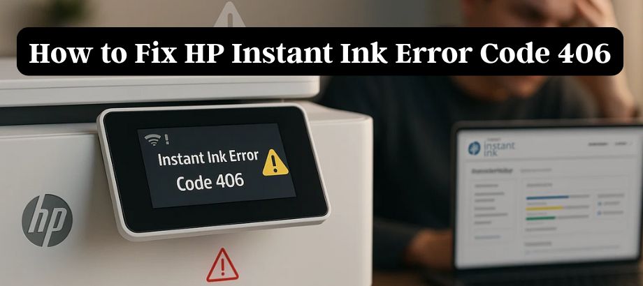 Fix HP Instant Ink Error Code 406