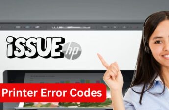 hp printer error codes