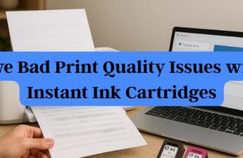 resolve bad print-quality hp instant ink