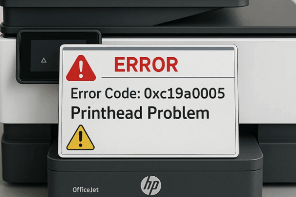 HP Printer Error Code 0xc19a0005