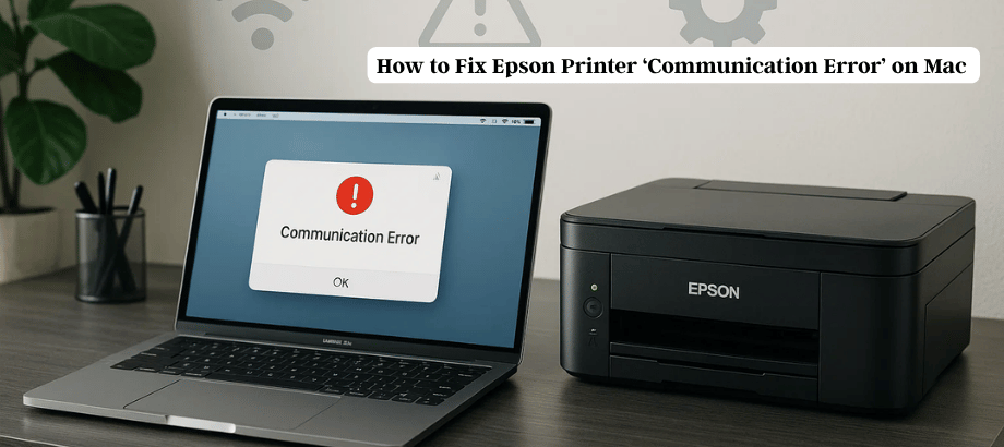 Epson printer communication error on Mac
