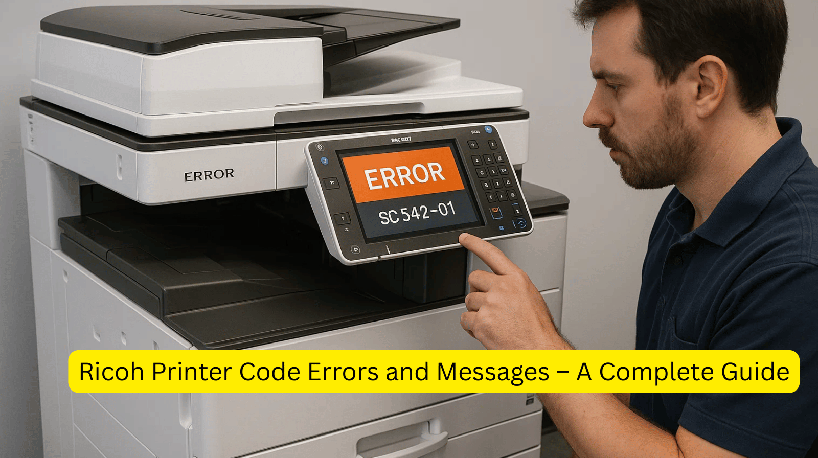 Ricoh Printer Code Errors and Messages