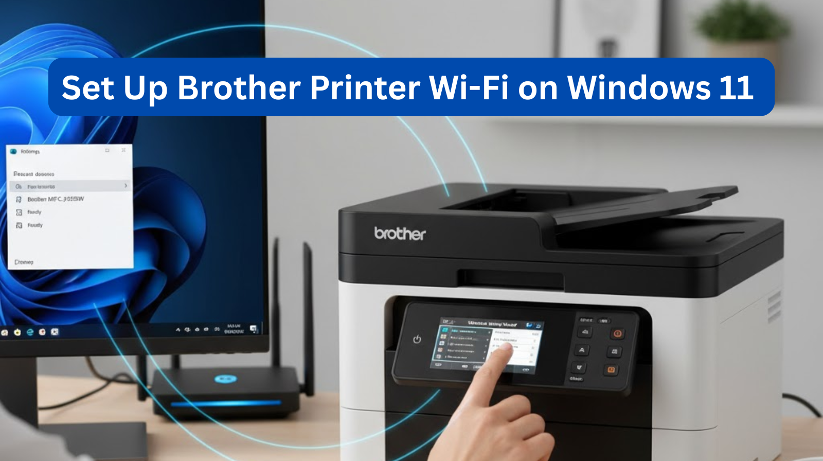 Set Up Brother Printer Wi-Fi on Windows 11
