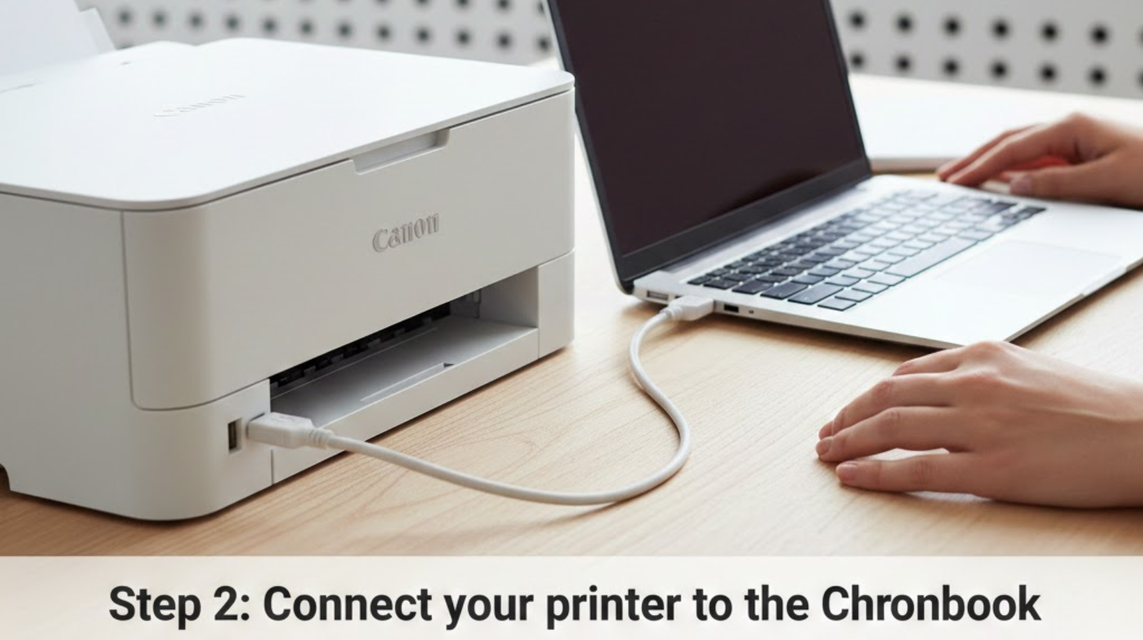 how to connect Canon MG2522 printer to Dell Chromebook