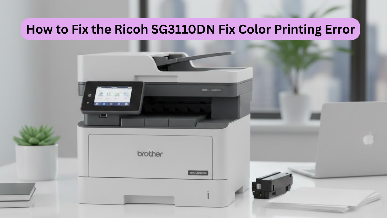 How to Fix the Ricoh SG3110DN Fix Color Printing Error